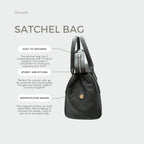 Satchel handbags Black