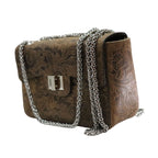 Sling bag Textured brown