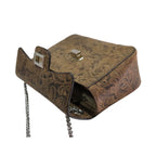 Sling bag Textured brown