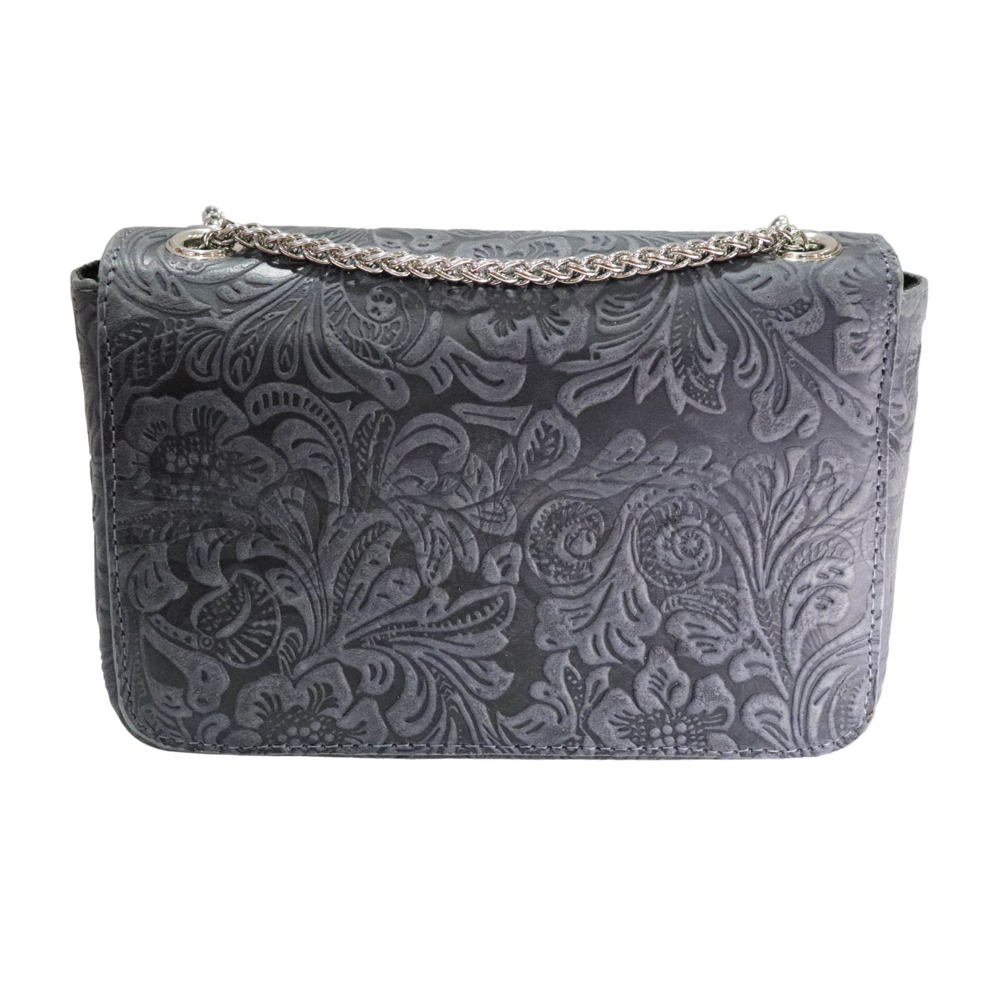 Sling bag textured gray