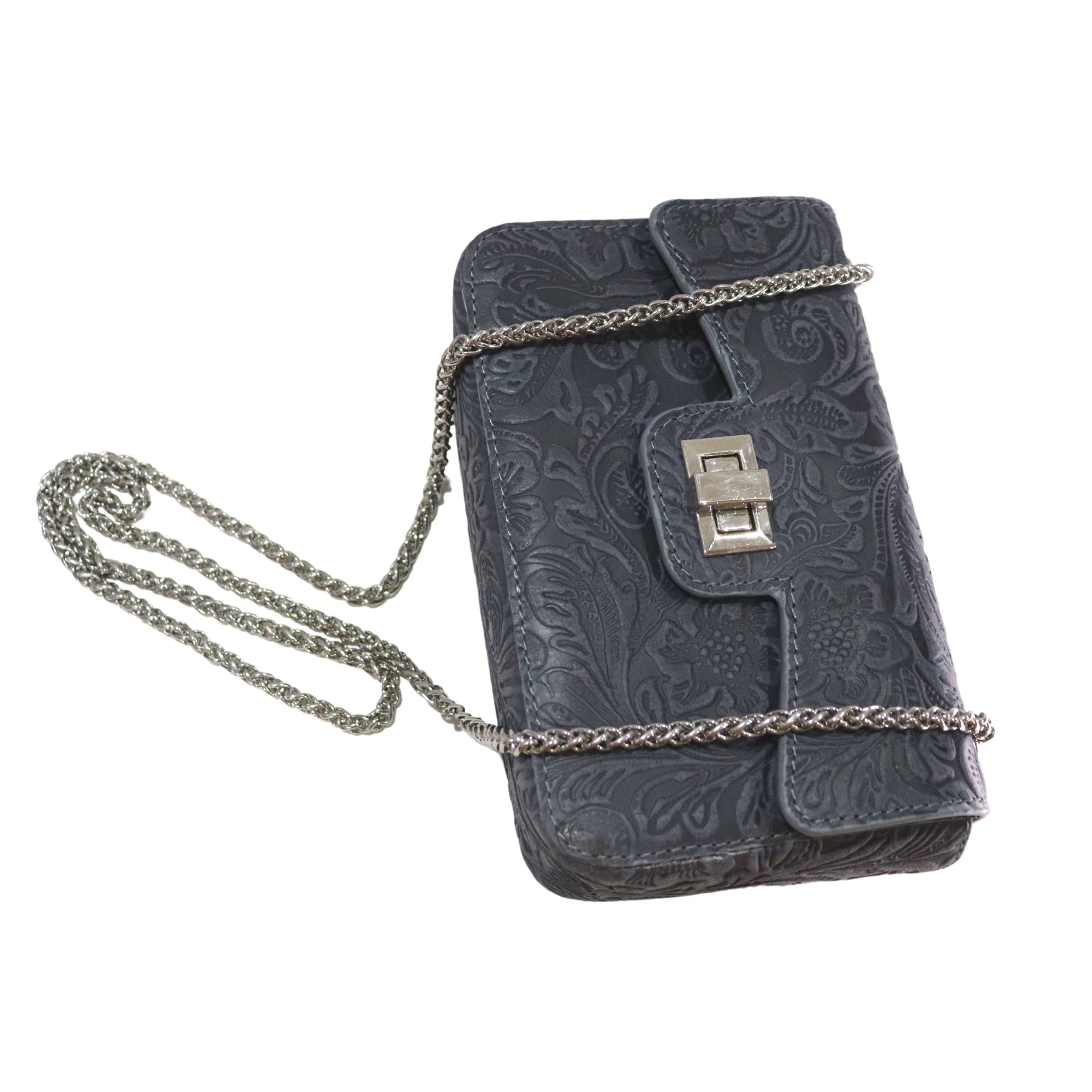 Sling bag textured gray