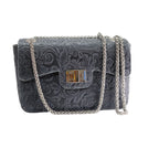 Sling bag textured gray