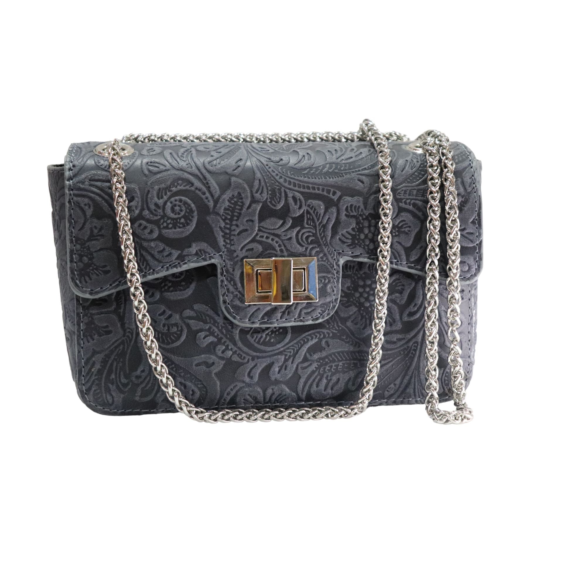 Sling bag textured gray